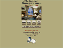 Tablet Screenshot of ormsbyhill.com